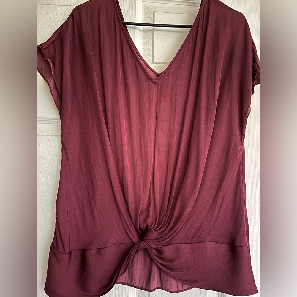 Naked Zebra twist front top